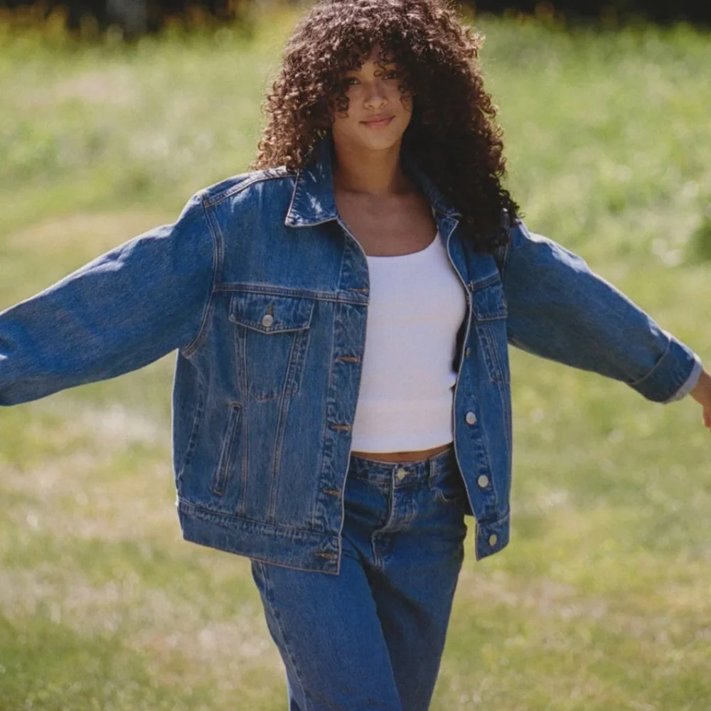 Parke Blue Denim Jean Jacket - Picture 9 of 9